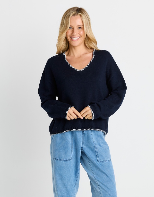 Betty Basics - Ascot Stitch Sweater