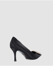 Dune London - Aquamarine - Black