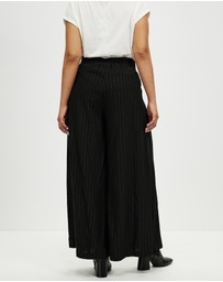 The Social Outfit - Moonlight Stripe Palazzo Pants