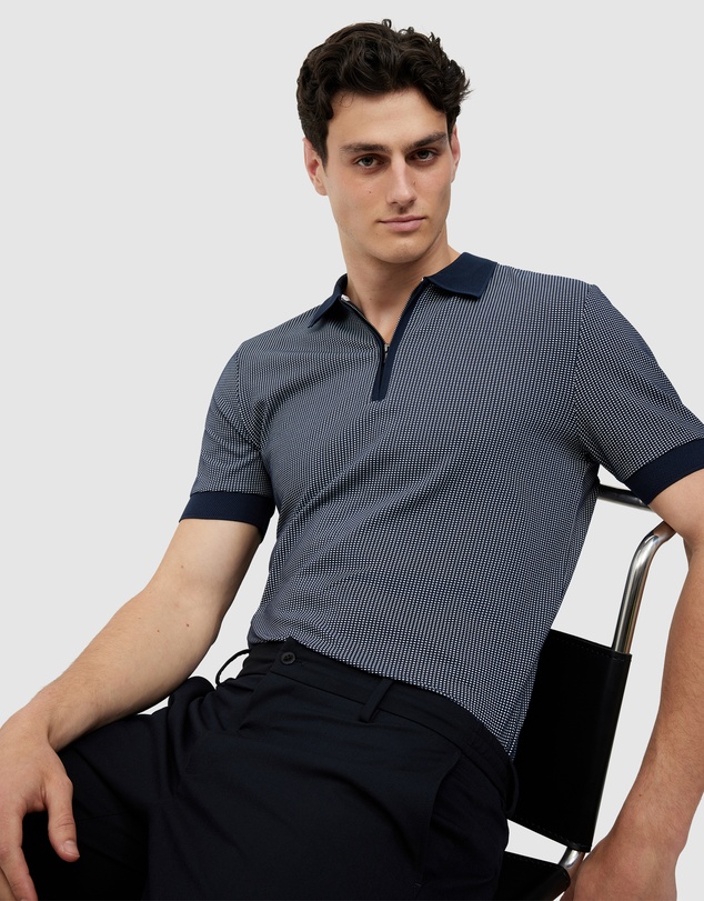 Politix - Murray Zip-up Polo