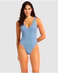 Seafolly - Sea Dive V Neck One Piece Swimsuit
