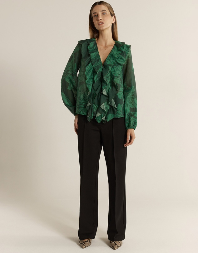 Fate + Becker - Lynn Ruffle Blouse