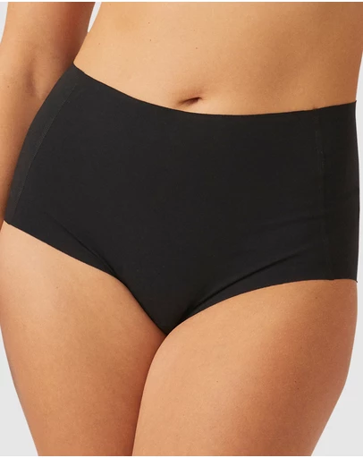 Naturana - Cotton & Modal Seamless High Waist Brief
