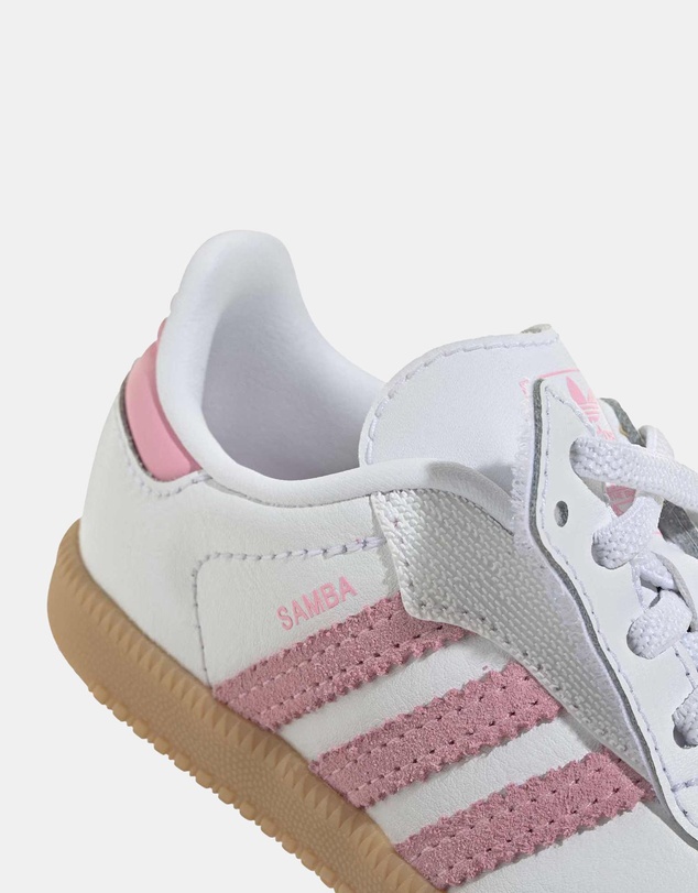 adidas Originals - Samba OG Comfort Closure Elastic Lace Shoes - Babies