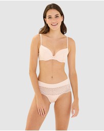 Billet Doux - Fidele Padded Underwired Lace Demi Bra