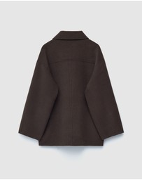 & Other Stories - Cocoon-Shaped Wool Jacket