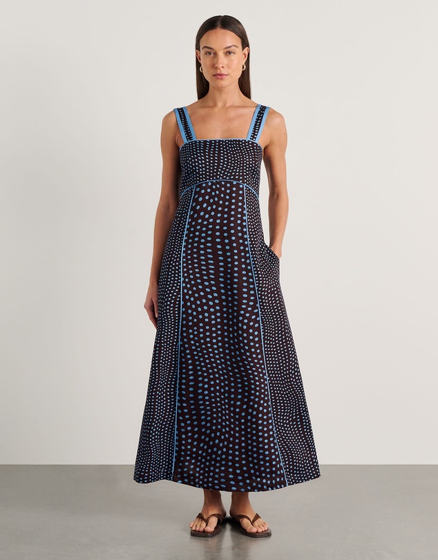 Jag - Ania Spot Midi Dress