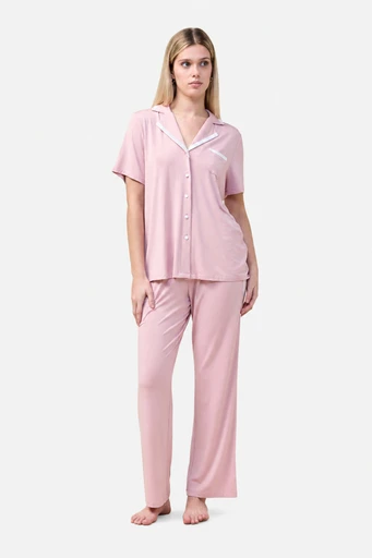 Gingerlilly - Vanessa Bamboo Long Pant PJ Set