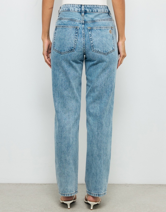 AERE - Mid Rise Slim Leg Jeans