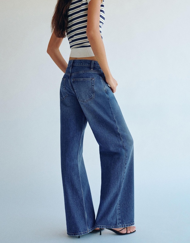 Reformation - Cary Low Rise Slouchy Wide Leg Jeans