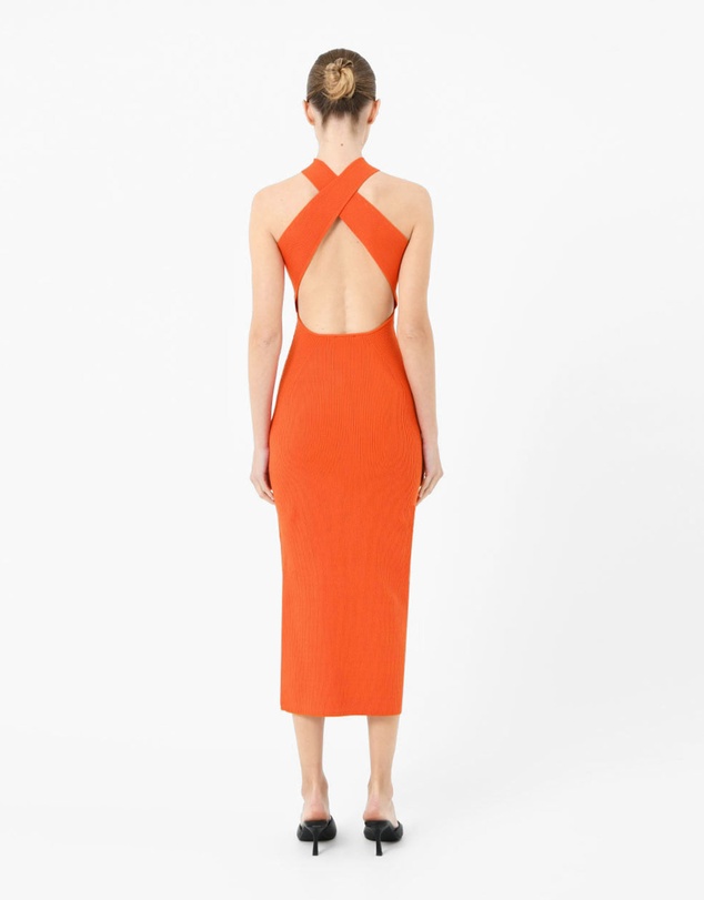 Forcast - Beatrix Criss-Cross Neckline Knit Dress