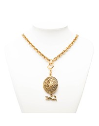 Pre-Loved by Azura Reborn - Pre-Loved Gold Plated Knight Horse Pendant Necklace