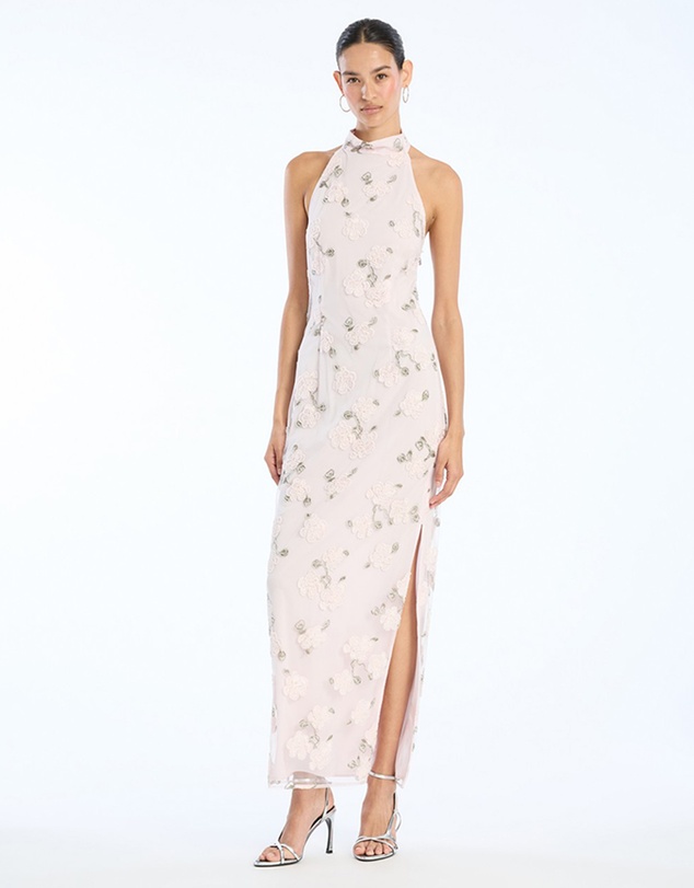 ROTATE - Flower Beads Maxi Dress