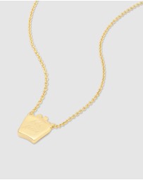 Wanderlust + Co - Fries Gold Necklace