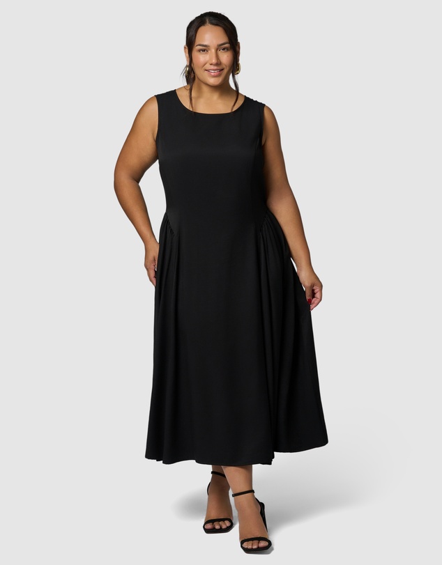 Pink Dusk by Curve Project - Electric Love Midi Dress