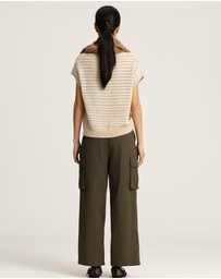 IDA+S - Langham Wool Cashmere Short Scarf