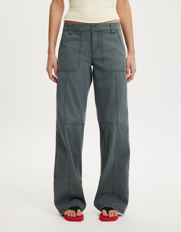 Cotton On - Lexi Low Rise Utility Pant