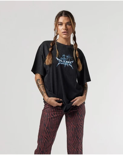 Old Flame Label - Azurite Tee