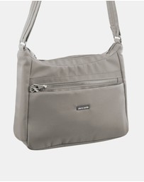 Pierre Cardin - Pierre Cardin Nylon Anti-Theft Cross Body Bag