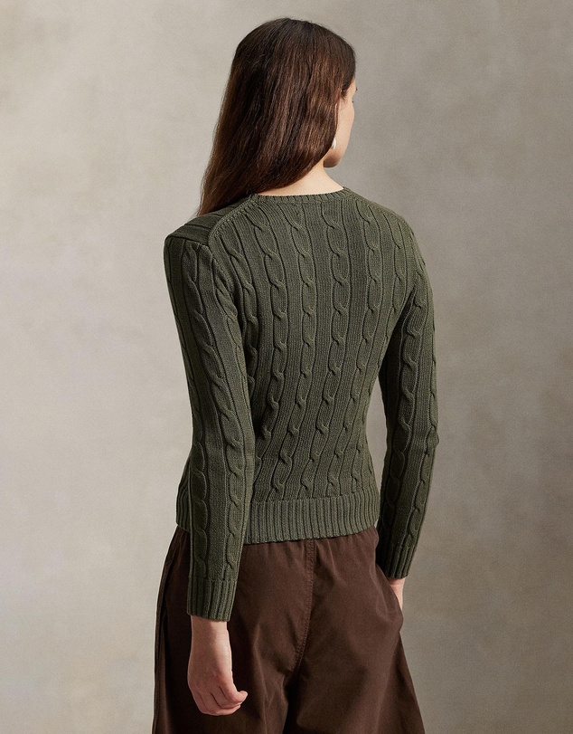Polo Ralph Lauren - Cable-Knit Cotton Crewneck Sweater - The ICONIC Exclusive
