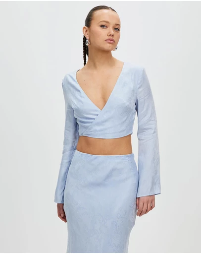 Third Form - Paisley Wrap Blouse