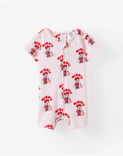 Cotton On Kids - Growie Short Sleeve Zip Romper - License