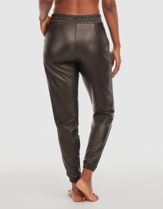 Spanx - Leather-Like Jogger Pants