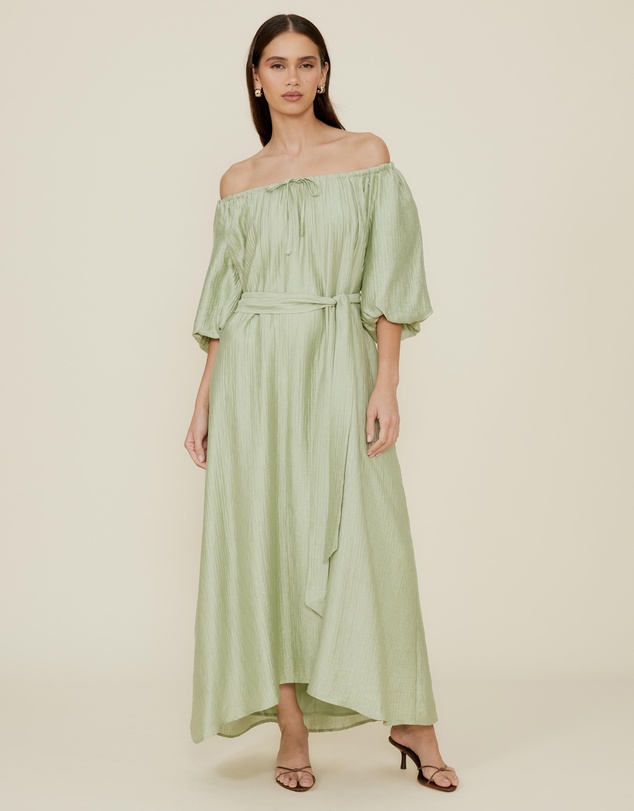 The Fated - Adjustable Neck Midi Dress