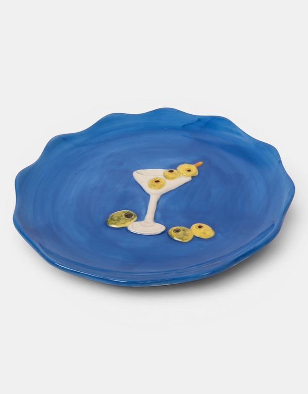 La La Land - Seaview Stoneware Cocktail Plate