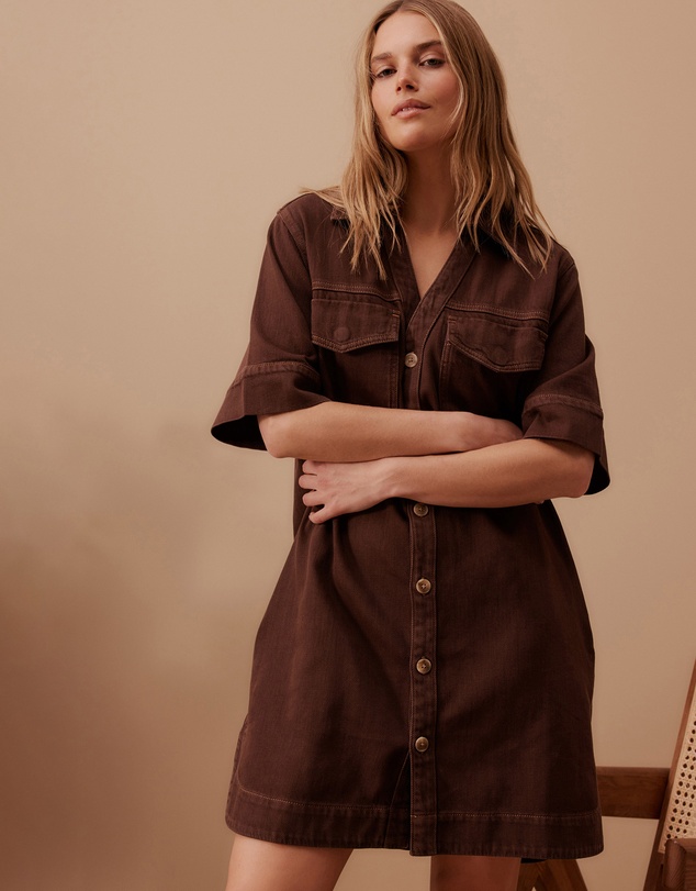 Ceres Life - Sammy Denim Shirt Dress