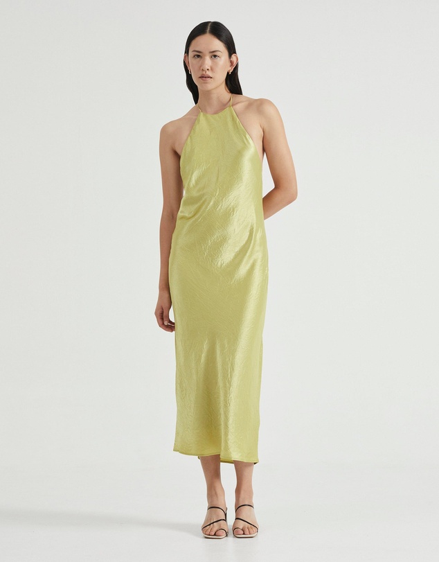 Third Form - Crush Bias Halter Dress