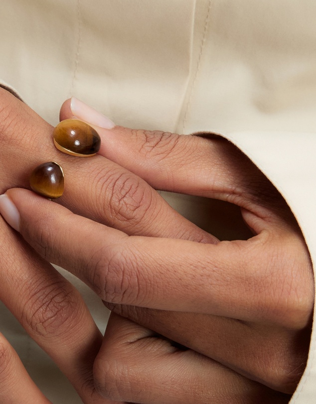 PDPAOLA - Tiger Eye Gravity Ring