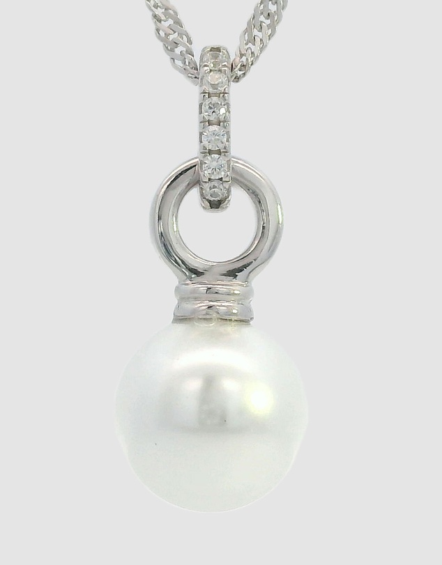 Georgini - Georgini Adagio Pearl Duo Pendant Silver