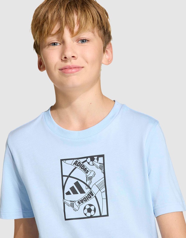 adidas Sportswear - Football Graphic T-Shirt - Kids-Teens