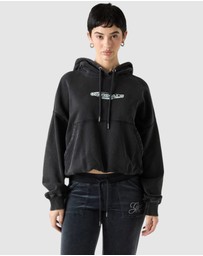 GUESS Originals - Guess Originals Bubble Hem Hoodie Sweatshirt