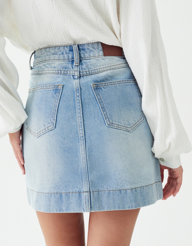 The Fated - Asha Denim Mini Skirt
