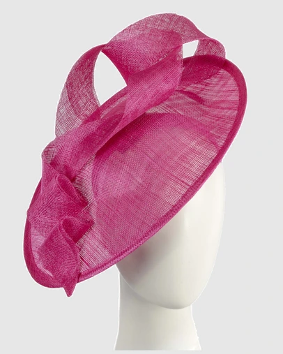 Max Alexander - Fuchsia Plate Racing Fascinator