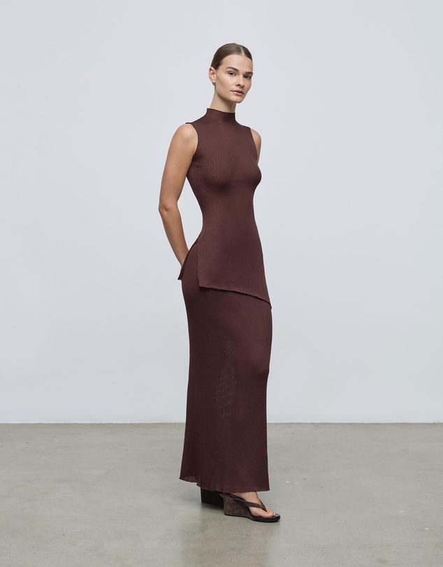 Lover - Elara Semi Sheer Knitted Dress