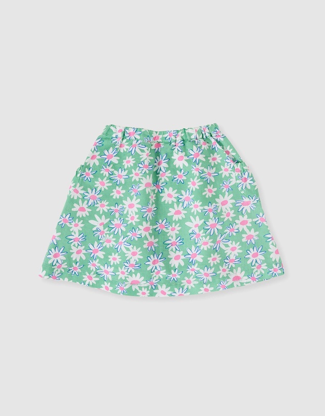 Goldie + Ace - Daisy Patch Presley Pocket Skirt - Babies-Kids