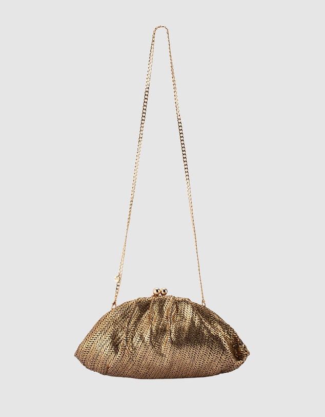 Olga Berg - Rita Woven Clutch