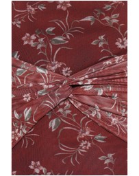 Petal & Pup - Nash Long Sleeve Dress - Rust Floral