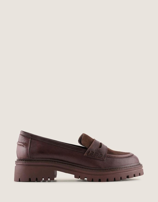 Shelly Shen - Ellison Loafers Brown Leather/Suede