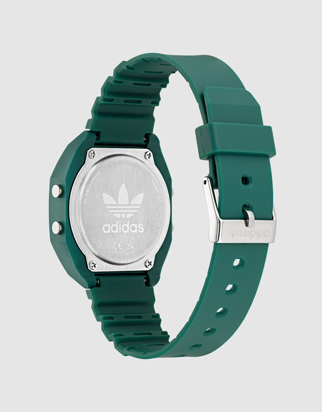 adidas Originals - Digital Two Green Resin Watch