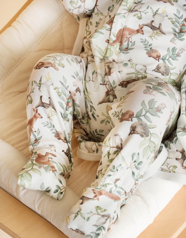 Bebe by Minihaha - Charlie Organic LS Zipsuit - Babies