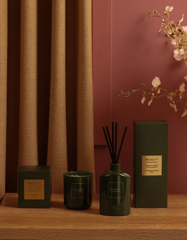 Moss St Fragrances - Hemp Flower & Patchouli Fragrance Diffuser 300ml