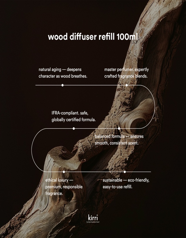 Kirri by Scent Australia Home - Dream Wood Diffuser Refill (100ml)