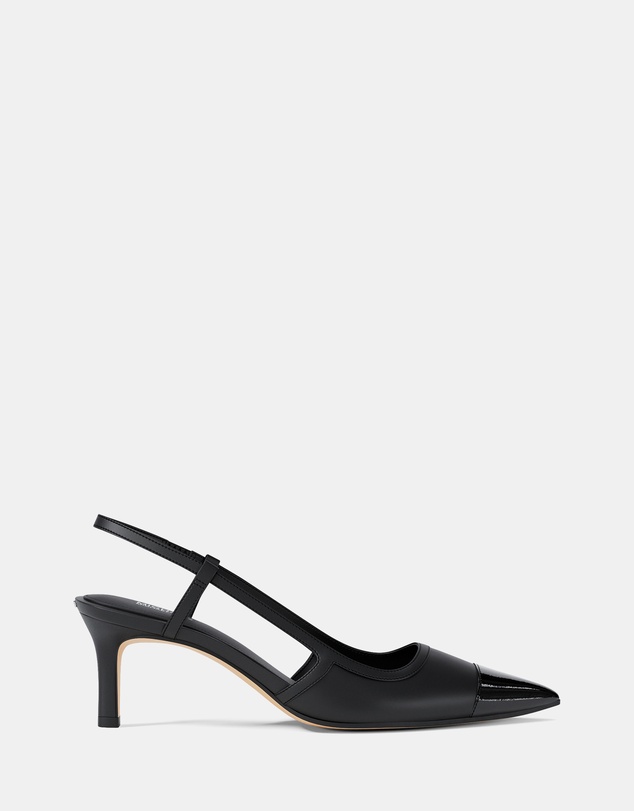 Michael Kors - Alora Toe Cap Mid Slingback Heels - Women's