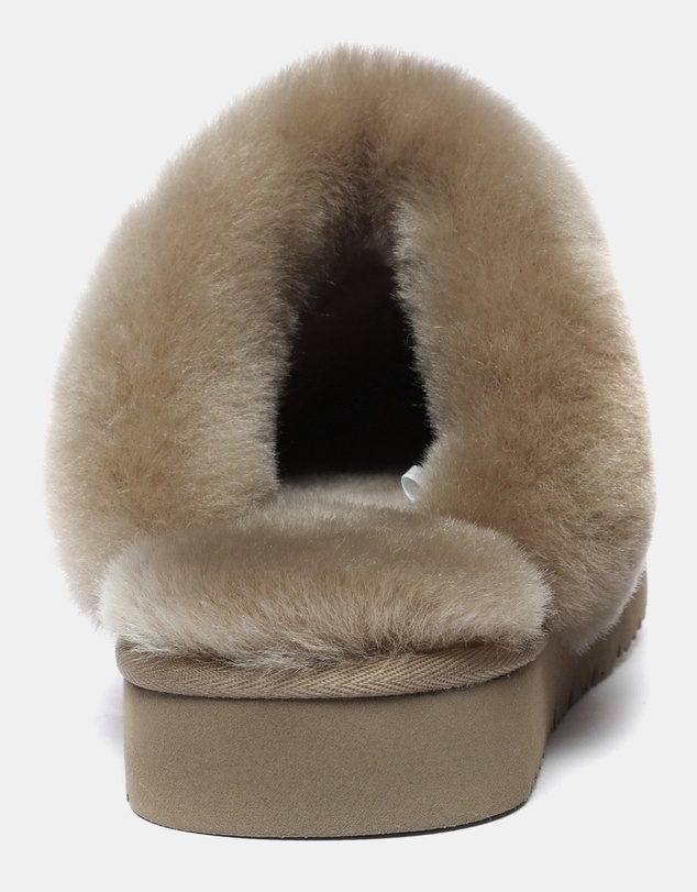 EVERAU - Australian Shepherd Ugg Muffin Slipper Special Cow Suede Upper House Shoes