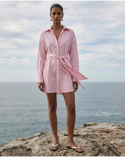 Pink & White Stripe