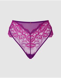 Ann Summers - Sexy Lace Two Tone High Waist Brazilian Briefs